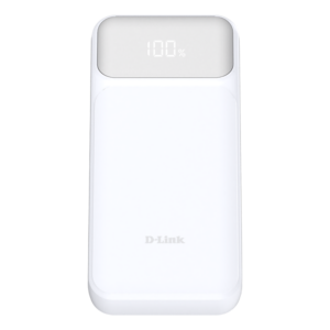 D-Link 20000 mAh Power Bank with USB-A and two USB-C ports
