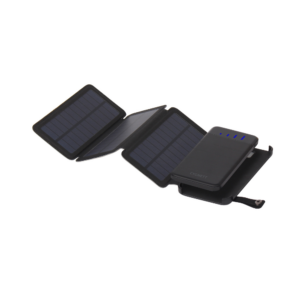 Cygnett ChargeUp Explorer 8000mAh (8K) Power Bank w/Detachable Solar Panels & LED Torch (Black)