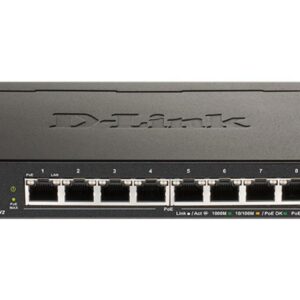 D-Link 8-Port Smart Managed PoE Switch