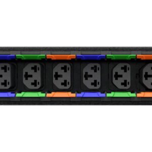 Vertiv Geist F0144849 Basic Horizontal PDU, 16A, 230V, 1U, 12 x Locking Combination C13/C19 outputs,