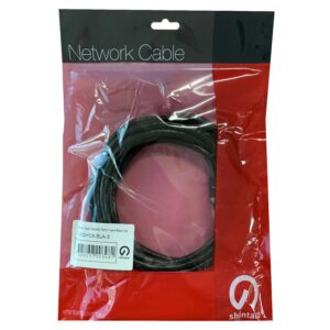Shintaro Cat6 24 AWG Patch Black 2m