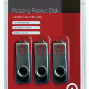 Shintaro 16GB Rotating Pocket Disk 3 Pk
