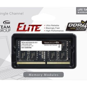 Team Group Elite 16GB (1x16GB) 3200MHz DDR4 SODIMM