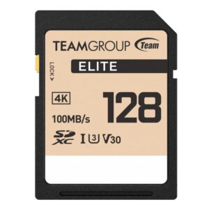 Team Group Elite 128GB SDXC UHS-I U3 V30 Memory Card