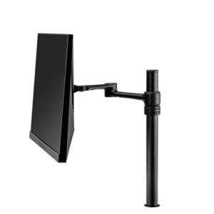 Atdec AF-AT Single Monitor Swing Arm on Post (Black) CARTON IMPERFECTION. 10 YR WTY