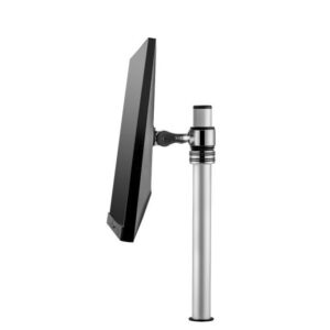 Atdec AF-M Single Height Adjustable Monitor Arm on Post (Silver)