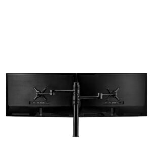 Atdec AFS-AT-DC-B Dual Swing Arms on Post Black