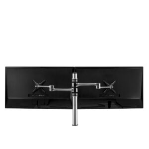 Atdec AFS-AT-DC-P Dual Swing Arms on Post Polished Silver