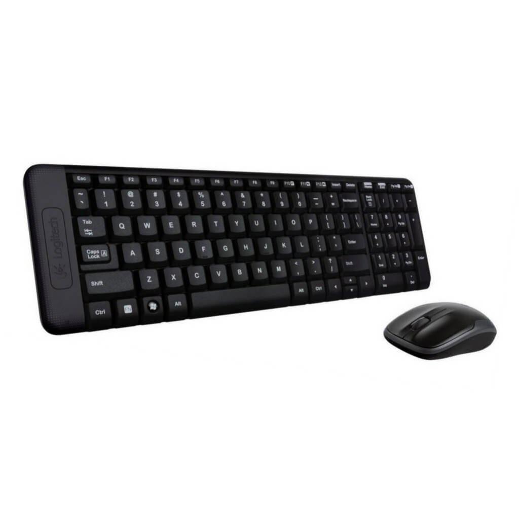 Logitech MK220 Wireless Keyboard & Mouse Combo, Black, USB Receiver, 3YR WTY-last stock