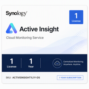 Synology Active Insight 1 License 1 Year (Email)