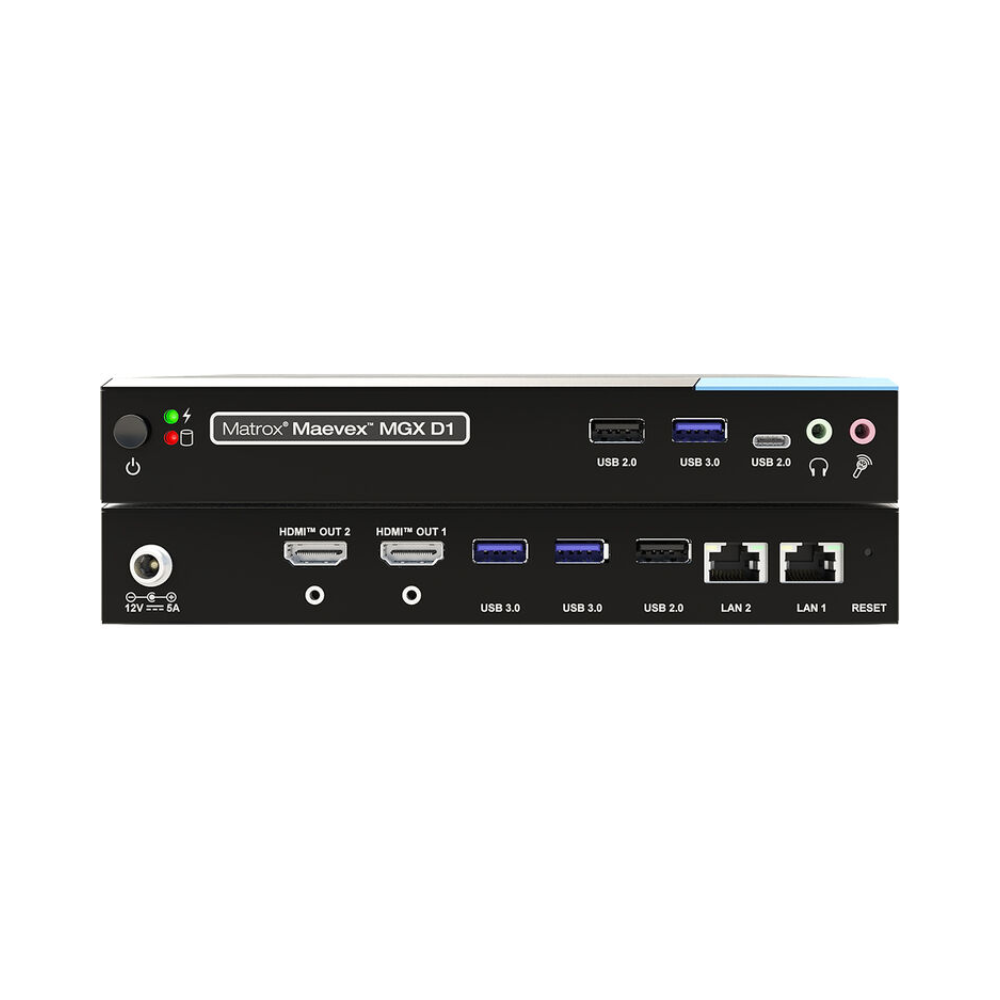 Matrox Maevex MGX Single Channel 4K IPMX AV over IP Decoder