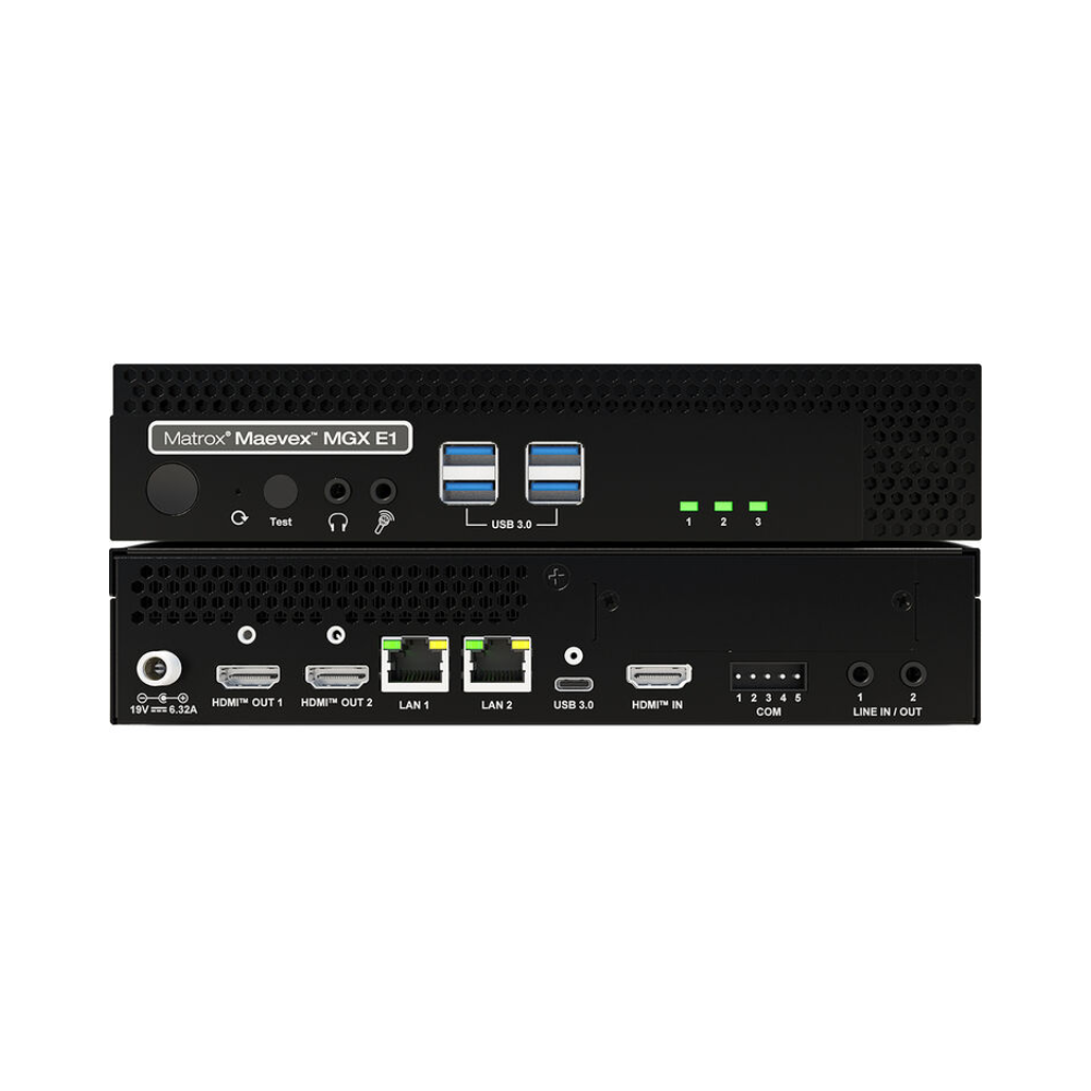 Matrox Maevex MGX Single Channel 4K IPMX AV over IP Encoder