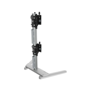 Atdec Super Heavy-Duty Dual Stacked Mount on Freestanding Base - Silver