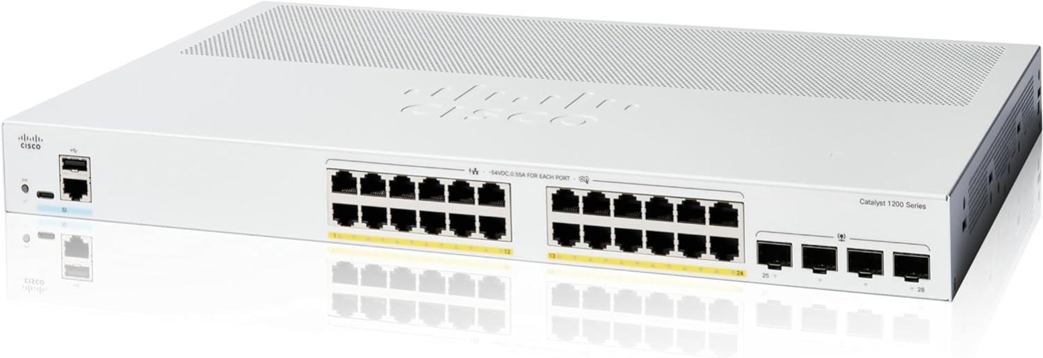 Cisco C1200 24-Port Gigabit PoE Switch