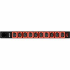 Vertiv Geist C1646L Basic Horizontal PDU, 16A, 230V, 1U, 10x IEC C13 output, 3m IEC60309 1P+N+E Inpu
