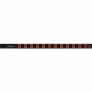 Vertiv Geist C1647L Basic Vertical PDU, 16A, 230V, 0U, 10x IEC C13, 2x C19 outputs, 3m IEC60309 1P+N