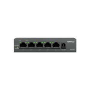 Synology PS500 5-Port Unmanaged Gigabit PoE+ Switch