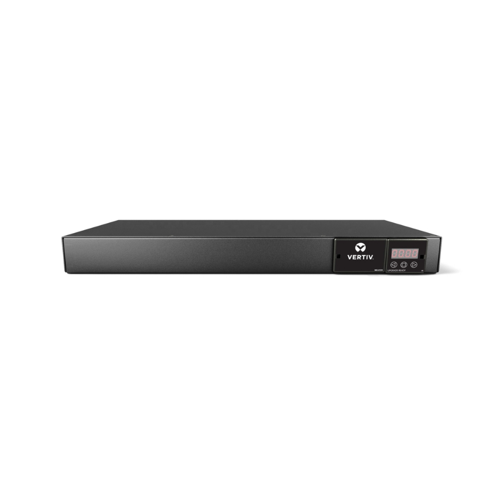 Vertiv Geist UI10016L Metered Horizontal PDU, 16A, 230V, 1U, 10x IEC C13 output, C20 Input